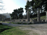 Esempio di ricostruzione virtuale. Il tempio di Hera a Olimpia