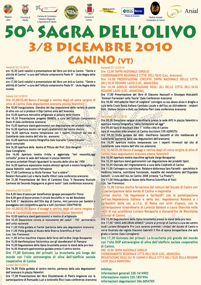 Clicca per vedere il programma