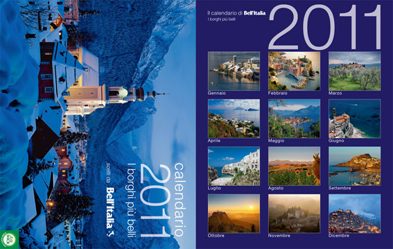 La copertina del calendario di Bell'Italia