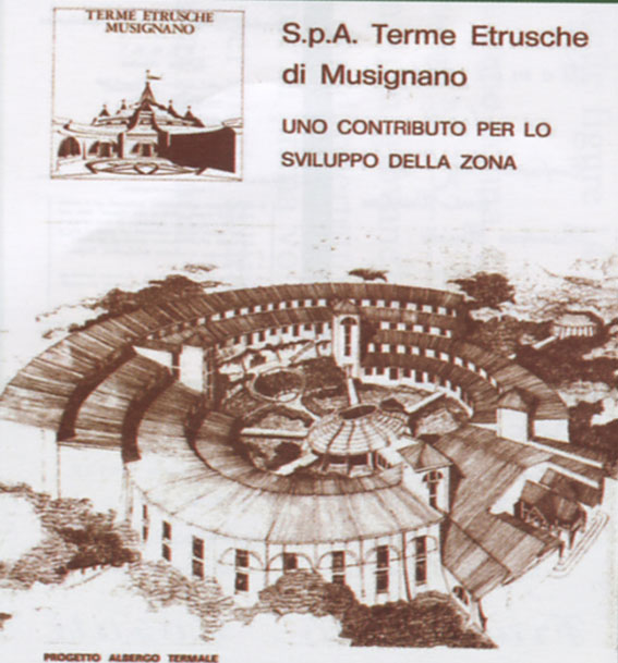 Il progetto alberghiero delle Terme di Musignano