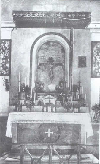 Il Santuario di Castro da una foto degli anni Trenta