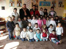 Visita all'asilo e amici di patern� 