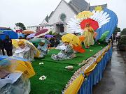 Festa all'Incoronata - carro con i fiori