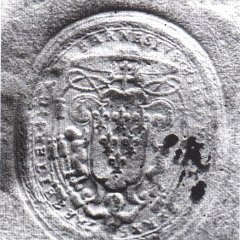 Sigillo del Car. Girolamo Farnese (1599-1668), ultimo Duca di Latera e Farnese