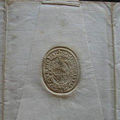 Sigillo di Vittoria Farnese (1521-1602), figlia di Pier Luigi Farnese jr. e sposa di Guidobaldo II della Rovere, Duca di Urbino
