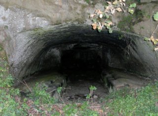 Il mitreo visto dall'esterno