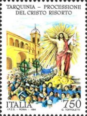 Processione del Cristo Risorto, a Tarquinia, 1994