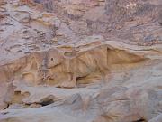 'Il vitello d'oro' bassorilievo sulla roccia scolpito dall'erosione del vento