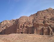 Il primo tratto delle tombe reali di Petra